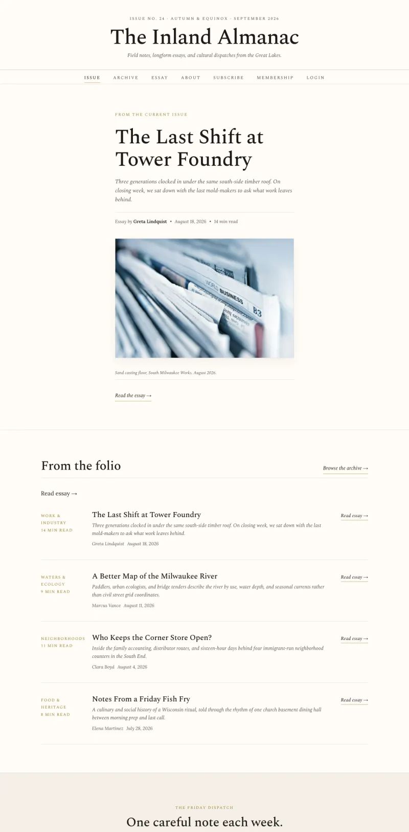 Blog & Editorial
