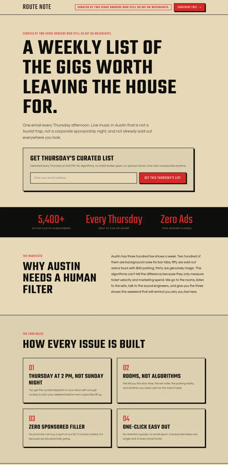 One-Pager & Launch