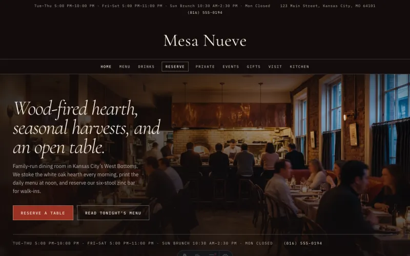 Restaurant & Café in the Midnight Supper Club style